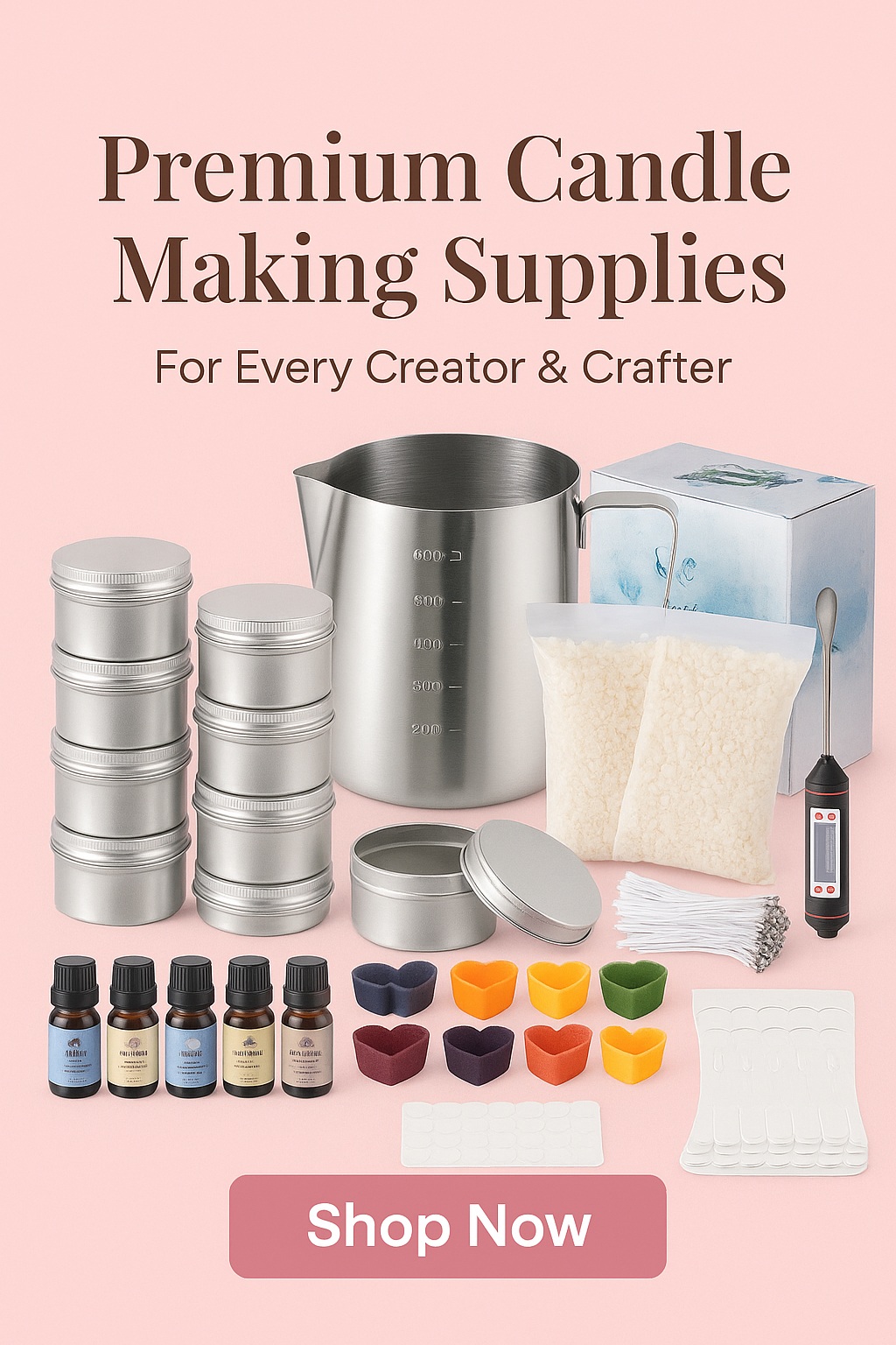 Craft supplies showcase