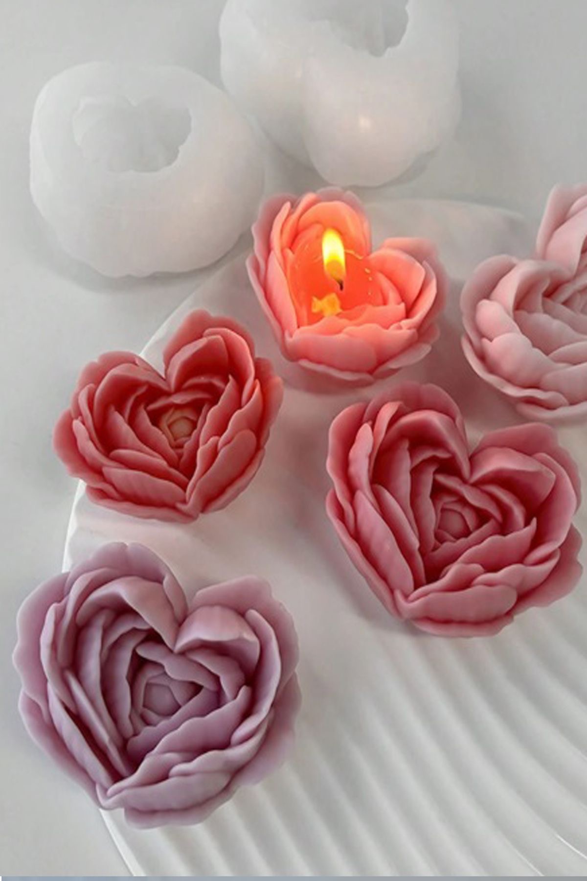 Rose Heart Mould 