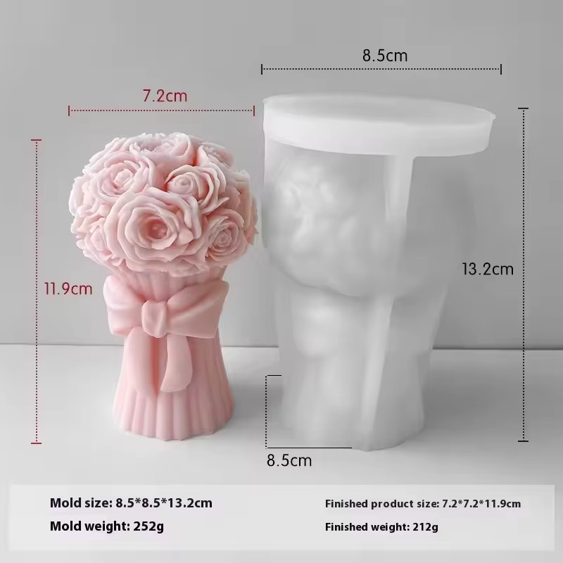 Rose Bouquet Mould 