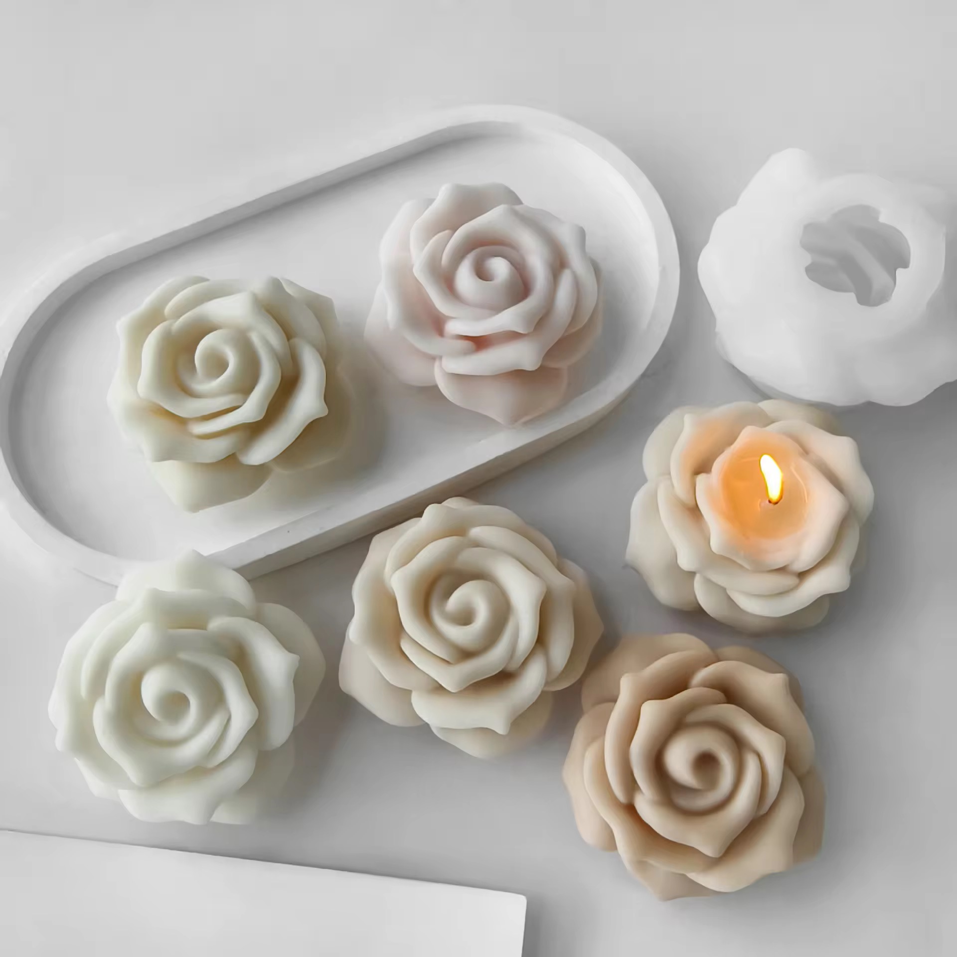 3D Rose Mould 