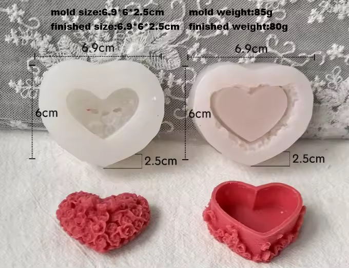 Rose container wuth lid 