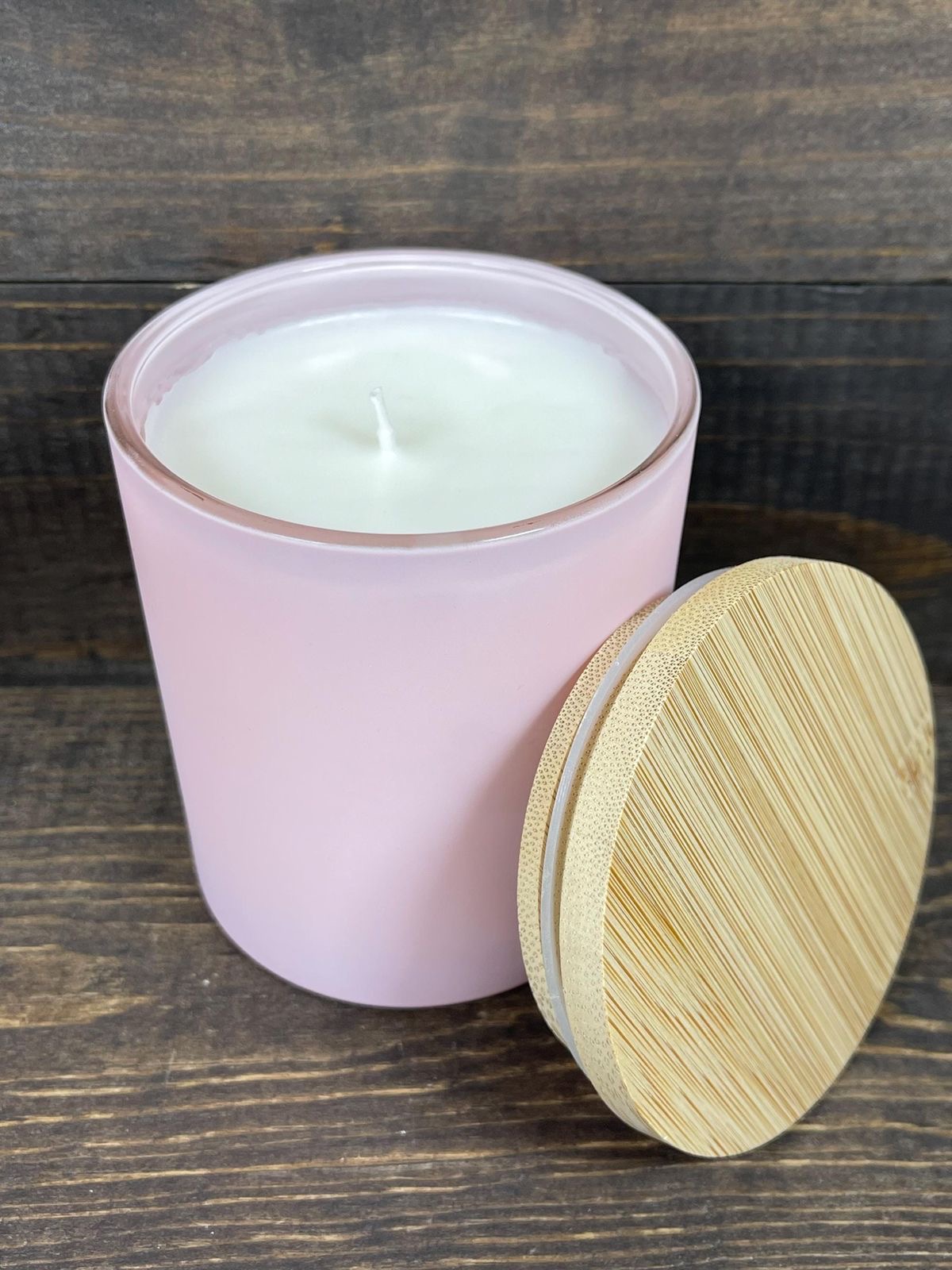 Pink lid jar (220ml)(10pcs)