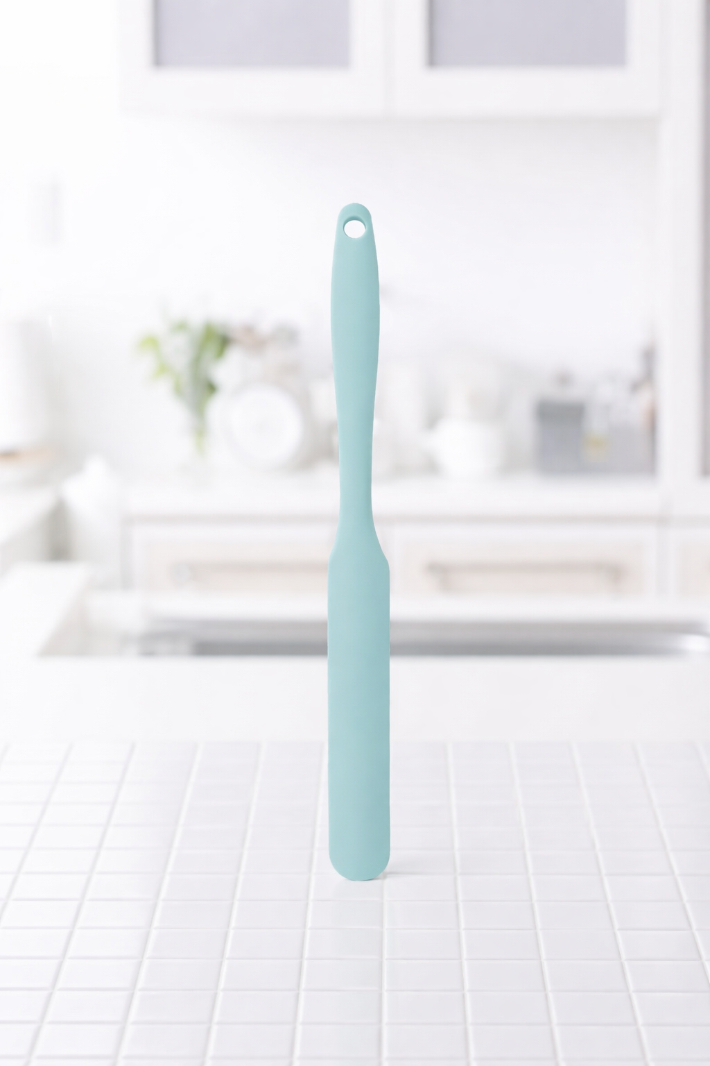 Silicone mixing spatula