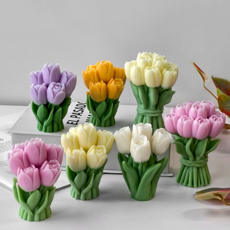 Tulip bouquet mold