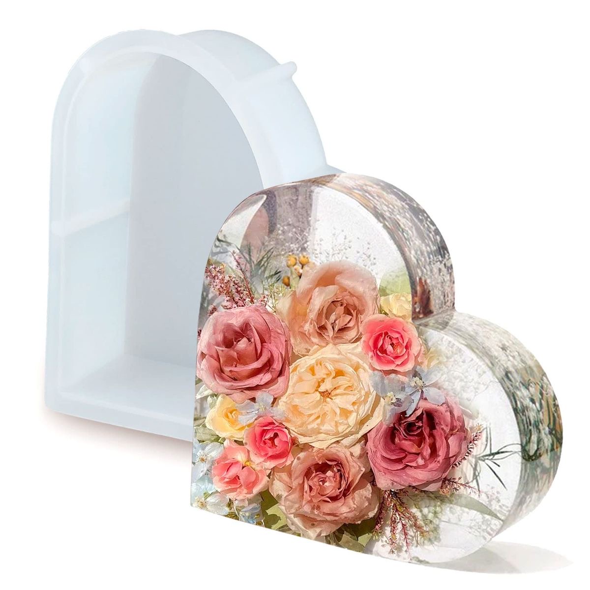 Deep casting heart mold