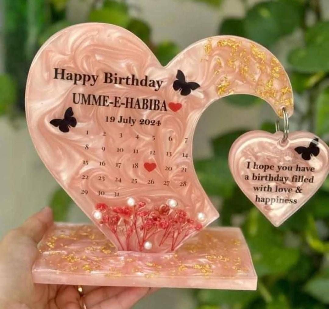 Resin heart Hanging love mold