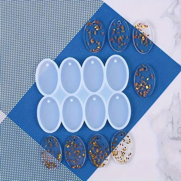 8-1 Oval keychain mold 