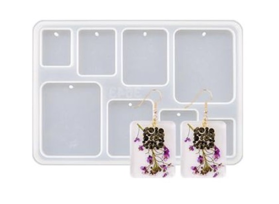 8-1 Square keychain mold